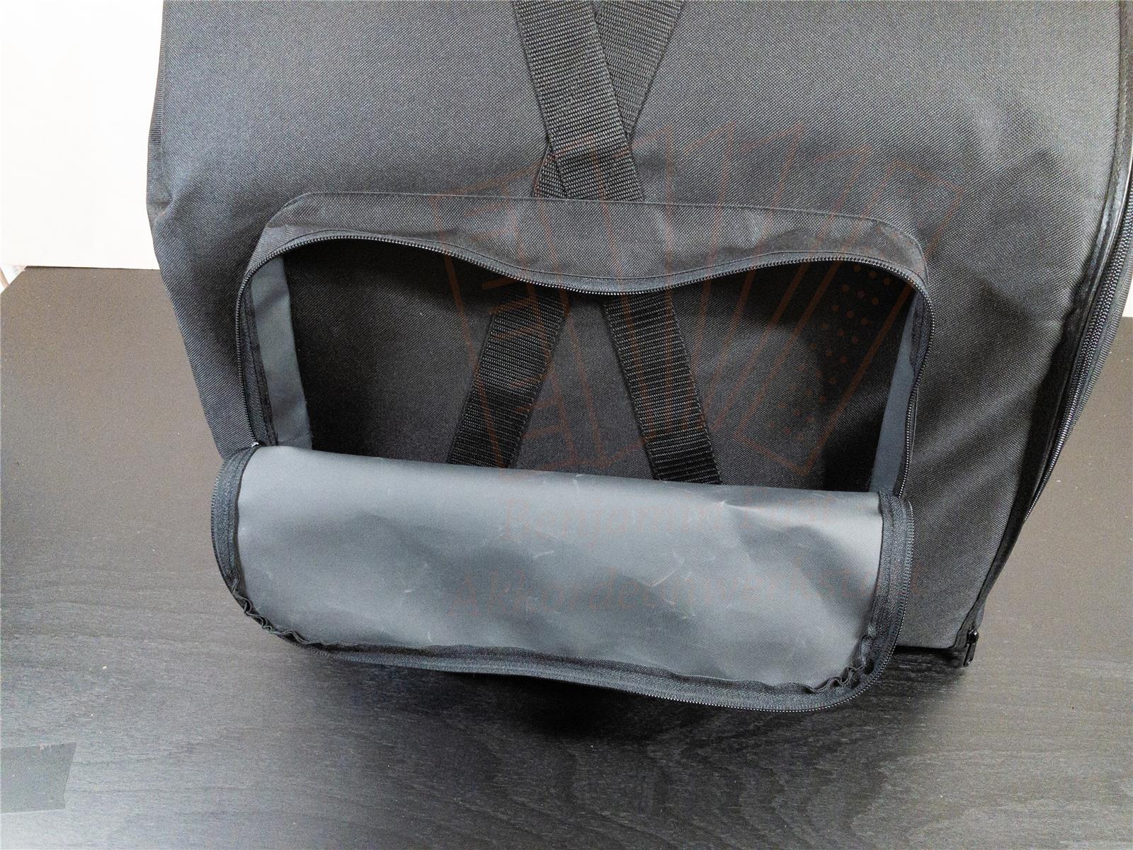 Akkordeontasche für 72 Bass schwarz Gigbag Akkordeontasche für 60 Bass schwarz Gigbag