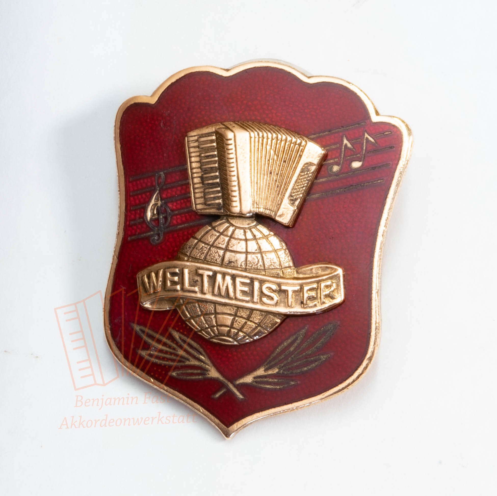 Emblem Weltmeister Metall gebraucht