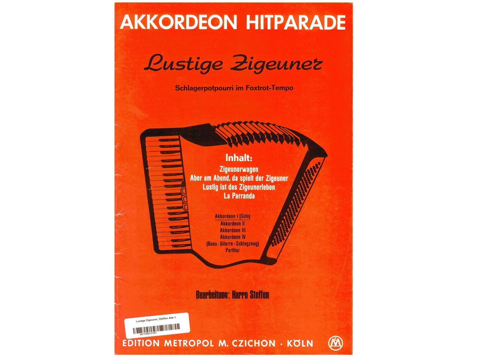 Lustige Zigeuner, Steffen Akk 1 Lustige Zigeuner, Steffen Akk-Orchester-Satz