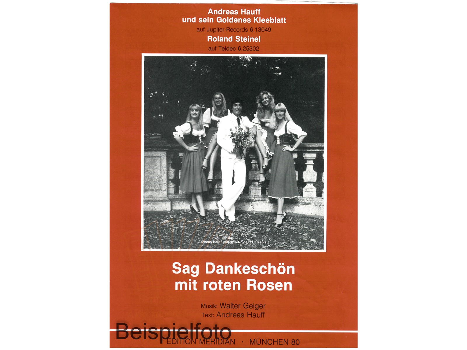 Sag Dankeschön mit roten Rosen, Einzelausgabe - Antiquariat