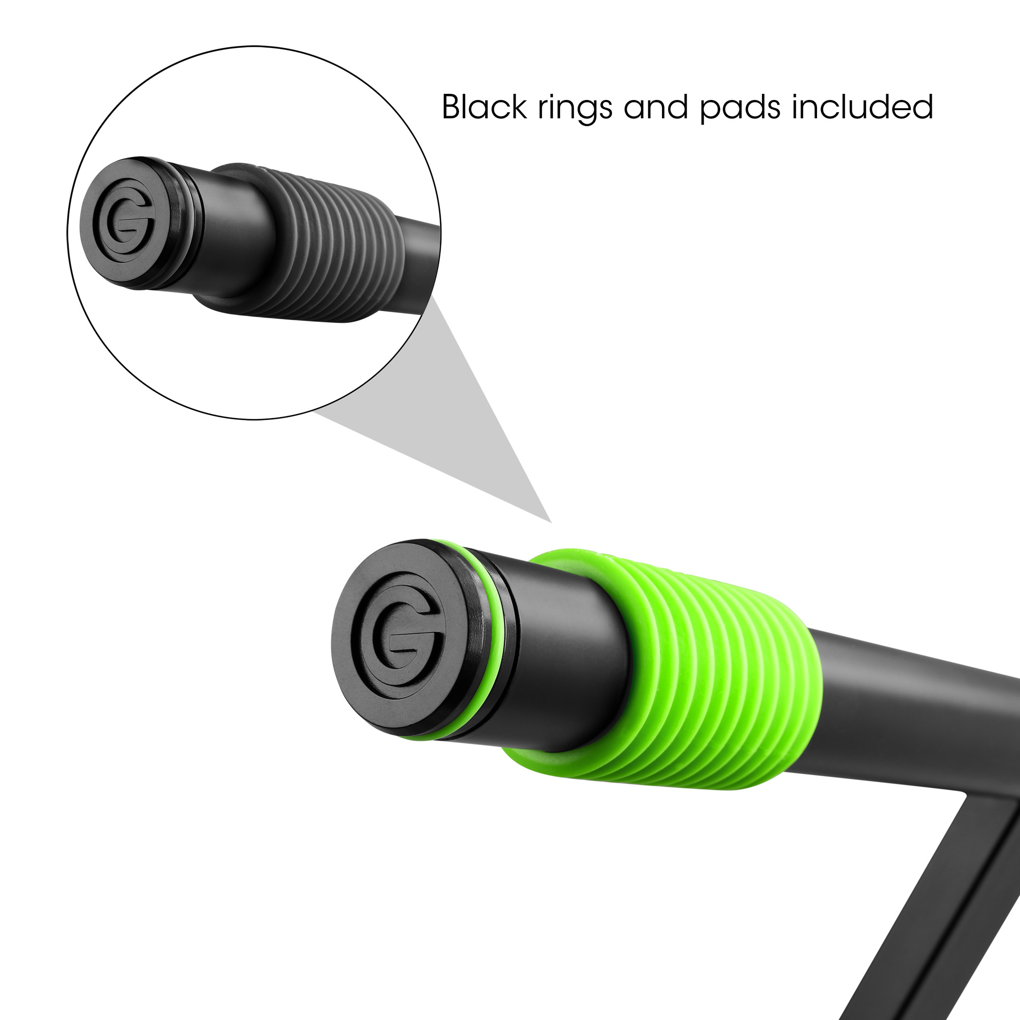Keyboardstativ X-Form, Doppelt, Schwarz