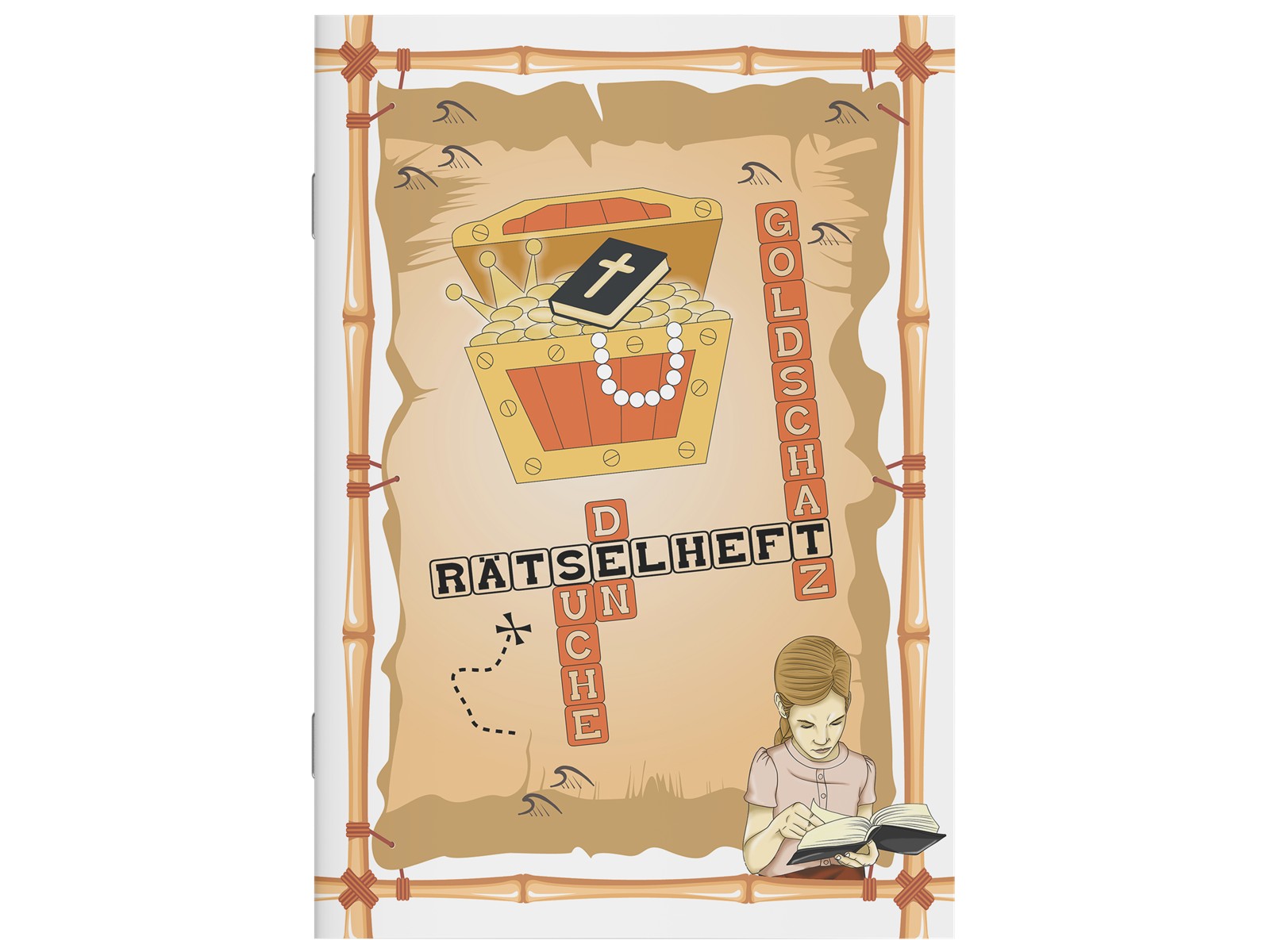 Rätselheft - Suche den Goldschatz
