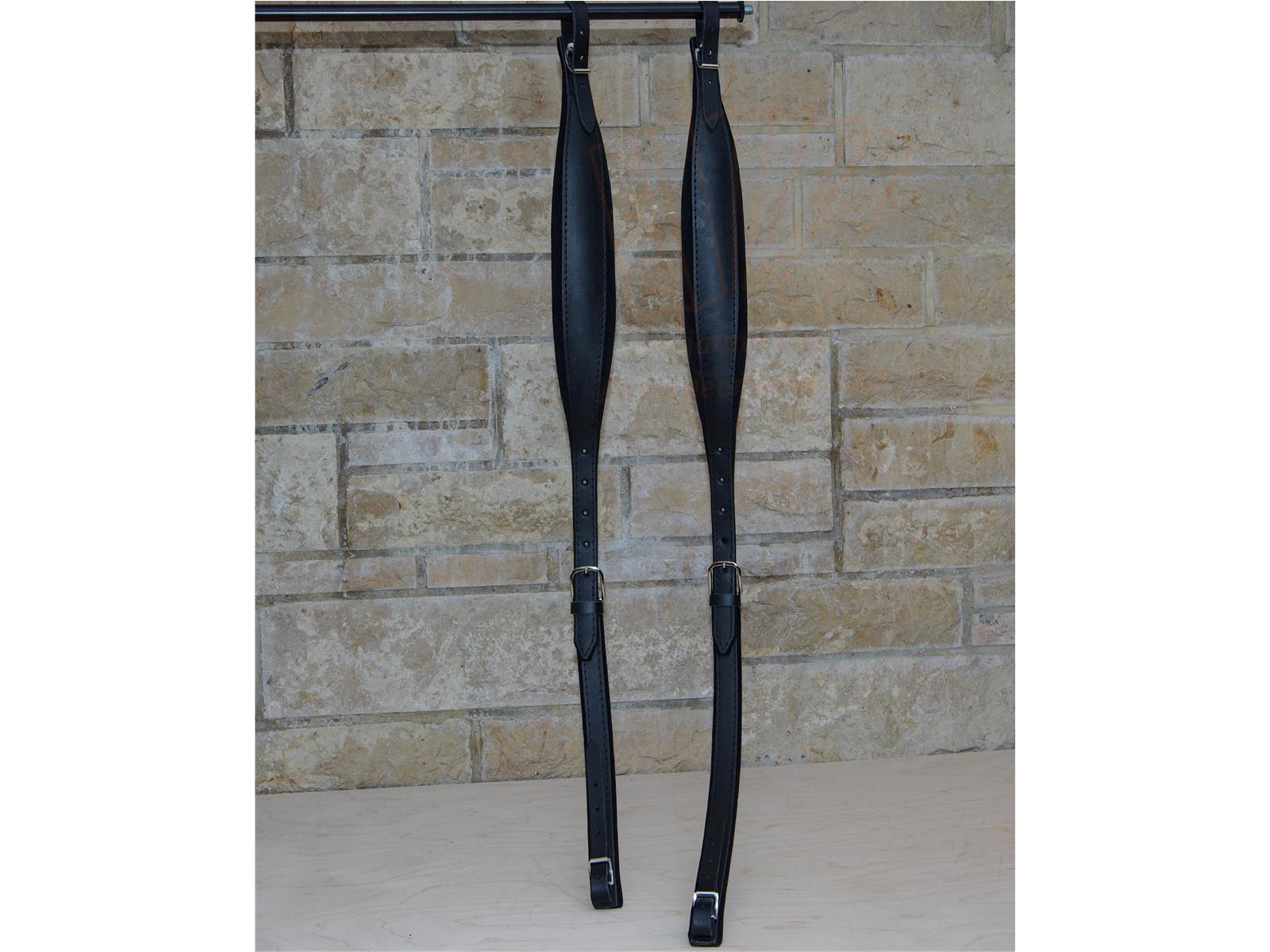 Trageriemen Premium schwarz Leder/Samt 120 Bass Trageriemen Premium schwarz Leder/Samt 120 Bass