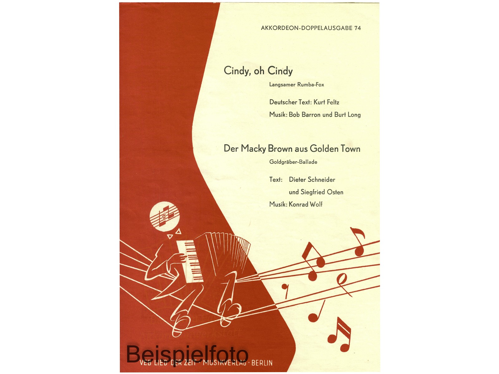 Akkordeon-Doppelausgabe 74 - Antiquariat