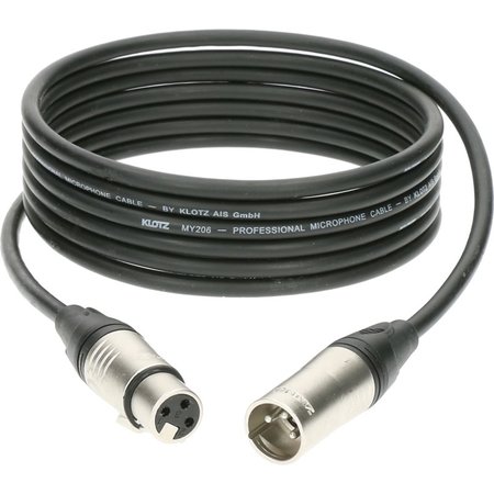 Mikrofonkabel Klotz XLR-XLR 5m sw Mikrofonkabel Klotz XLR-XLR 5m sw