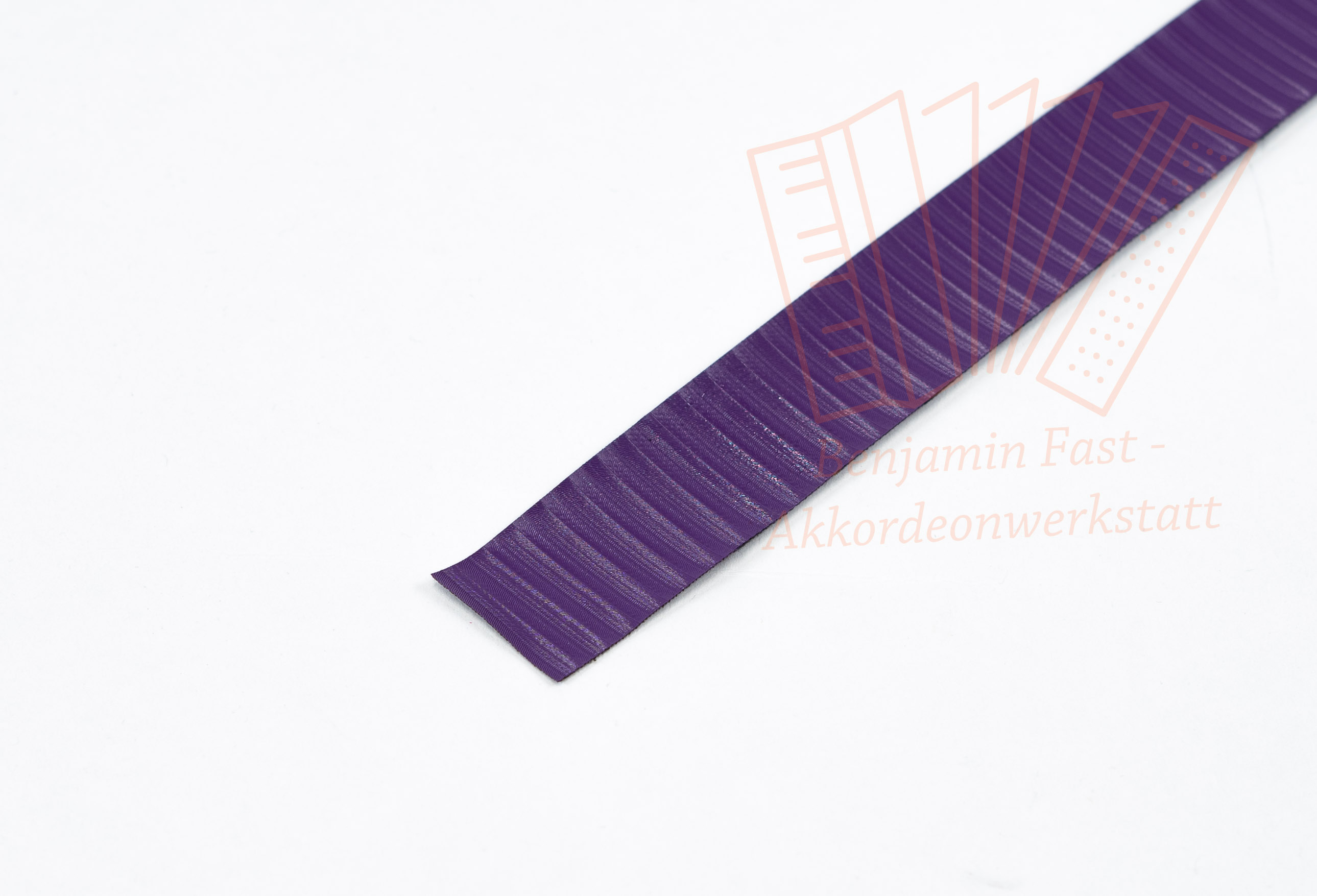 Kalikostreifen violett/lila schraffiert 24mm Meterware Kalikostreifen violett/lila schraffiert 24mm Meterware