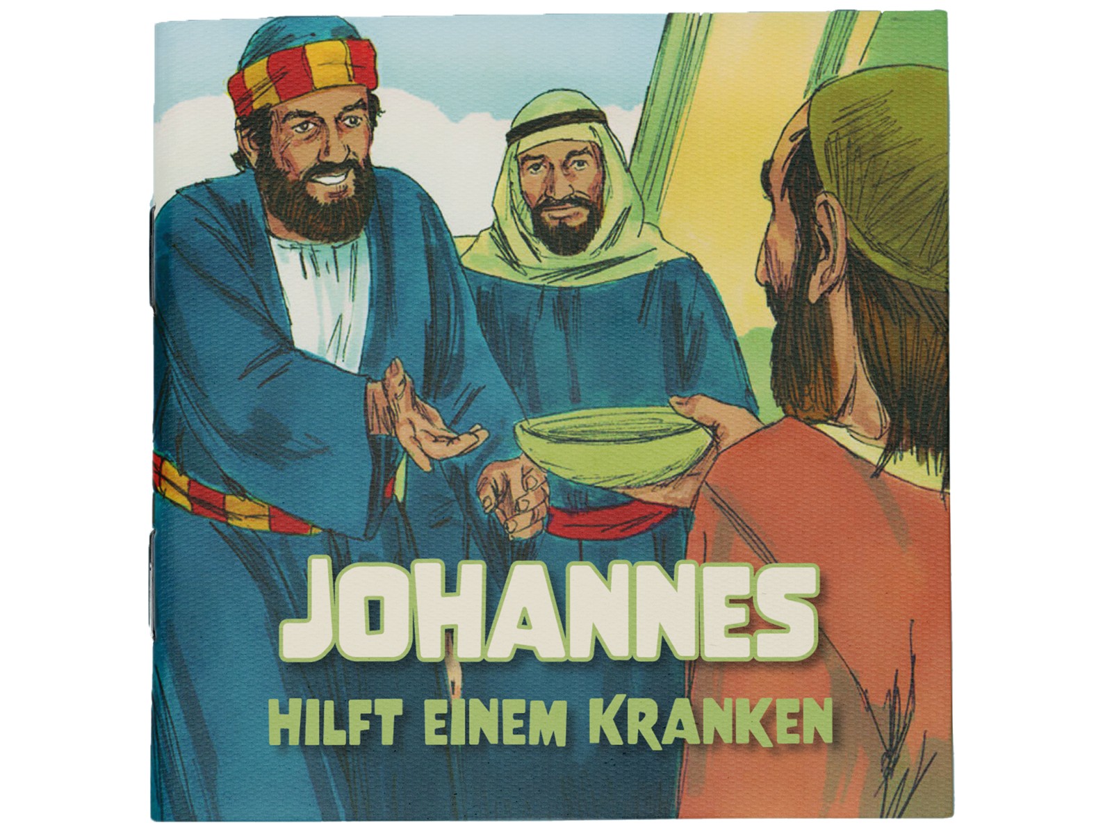 Johannes hilft einem Kranken