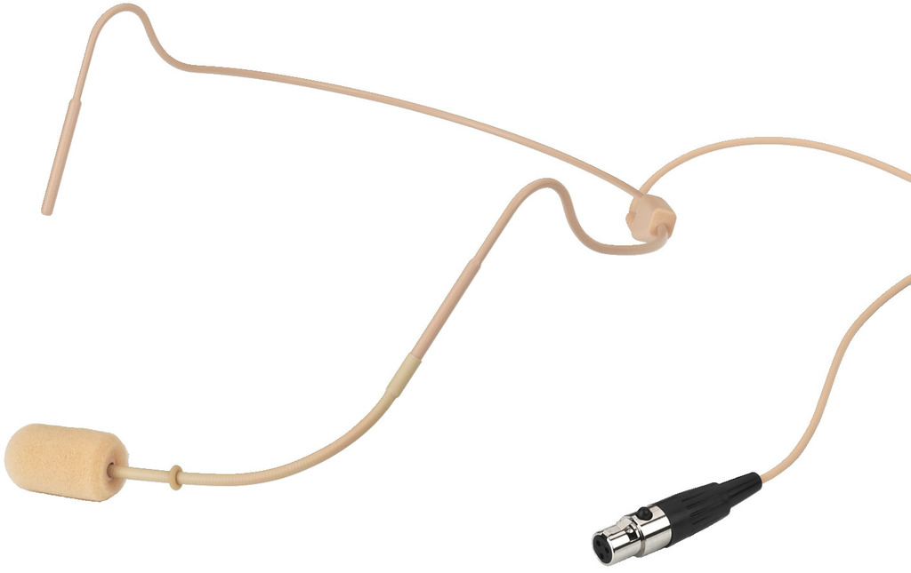Kopfbügelmikrofon HSE-310/SK ultraleicht beige Niere Mini-XLR Kopfbügelmikrofon HSE-310/SK ultraleicht beige Niere Mini-XLR