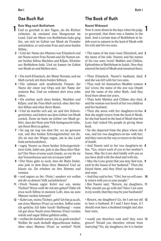 Elberfelder Bibel, deutsch-englisch NASB Elberfelder Bibel, deutsch-englisch NASB