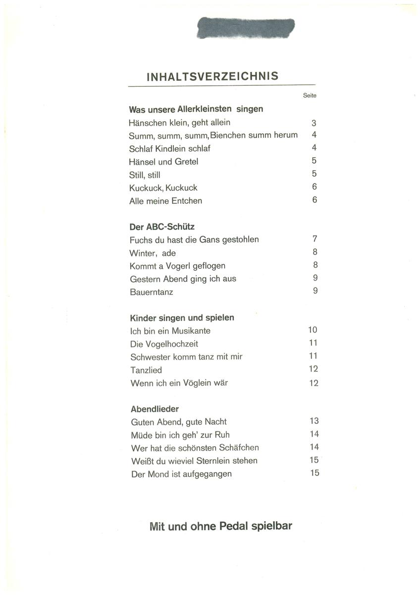 Kinderlieder - Antiquariat Kinderlieder - Antiquariat