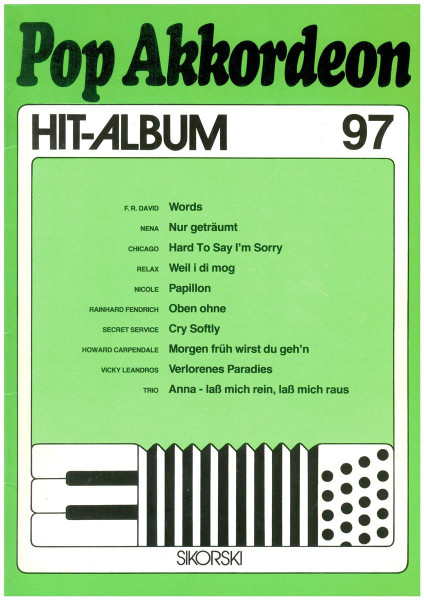 Pop Akkordeon Hit-Album 97 - Antiquariat