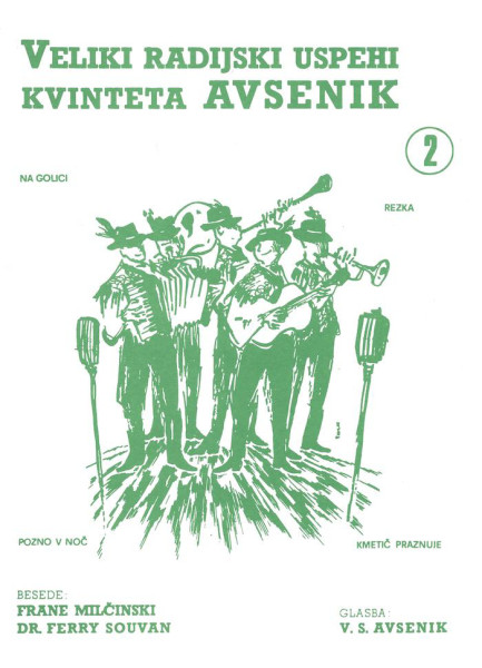 Die größten Radio-Erfolge Quintetts Avsenik 2