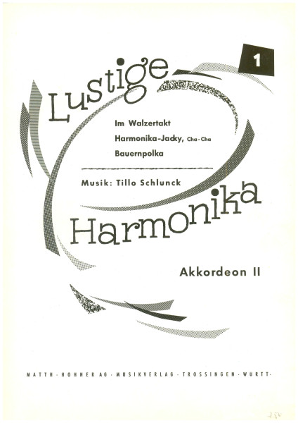 Lustige Harmonika 1, Schlunck (2. Stimme) - Antiquariat