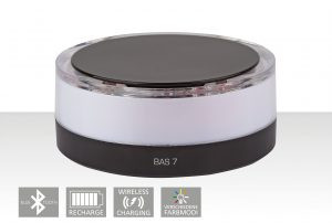 Bluetooth Lautsprecher Wireless Charge LED BAS 7 Imperial