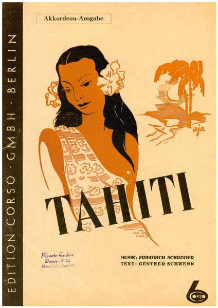 Tahiti, Schröder - Antiquariat