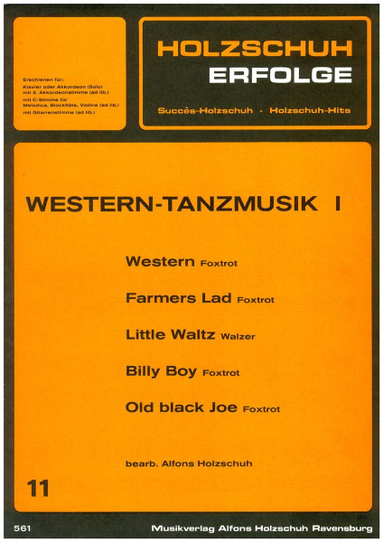 Holzschuh Erfolge 11 , Western-Tanzmusik I - Antiquariat