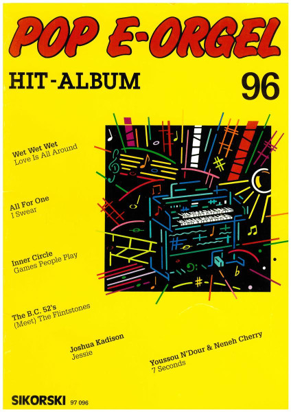 Pop E-Orgel Hit-Album 96 - Antiquariat