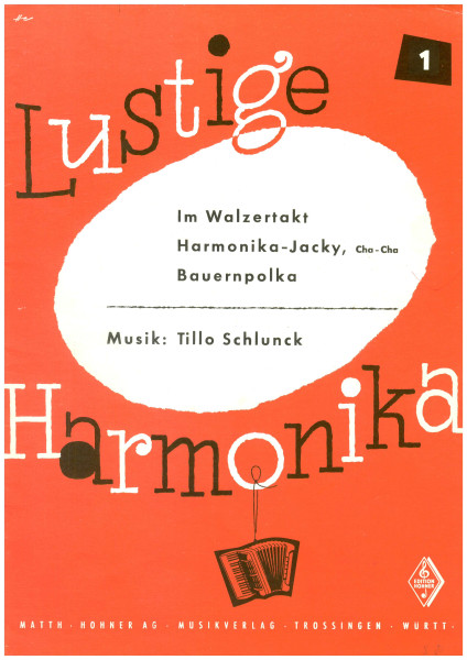 Lustige Harmonika 1, Schlunck - Antiquariat