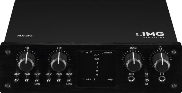 Audio-Interface MX-2IO IMG USB 2-Kanal
