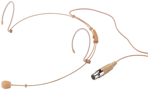 Kopfbügelmikrofon HSE-152/SK ultraleicht beige Niere Mini-XLR
