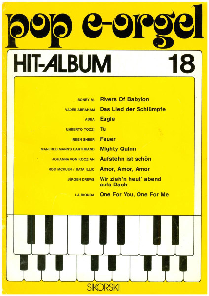 Pop E-Orgel 18 - Antiquariat
