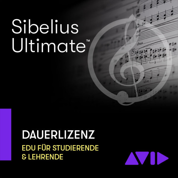 Sibelius Ultimate EDU Dauerlizenz - Download Einzelplatz Schulversion