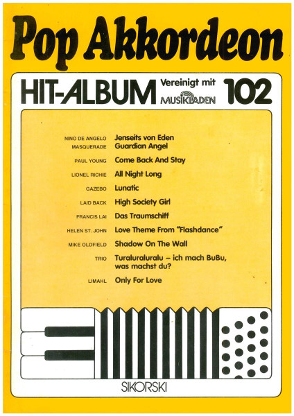Pop Akkordeon Hit-Album 102 - Antiquariat