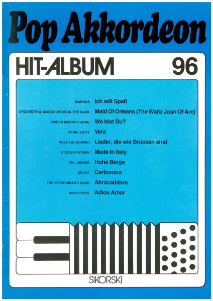 Pop Akkordeon Hit-Album 96 - Antiquariat
