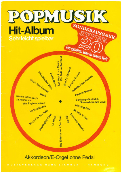 Popmusik Hit-Album Super 20 Die größten Hits - Antiquariat