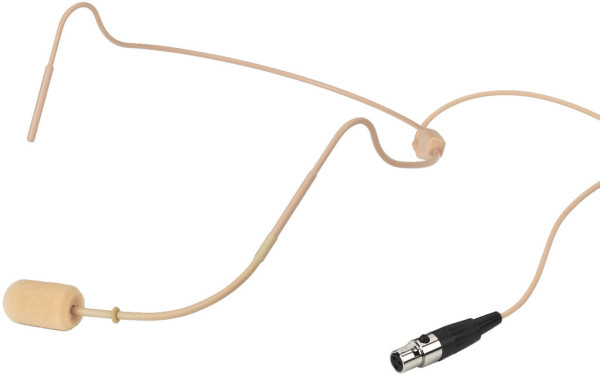 Kopfbügelmikrofon HSE-310/SK ultraleicht beige Niere Mini-XLR