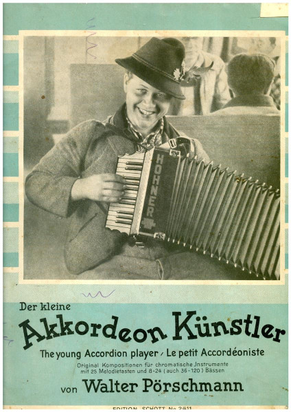Der kleine Akkordeon-Künstler, Pörschmann - Antiquariat