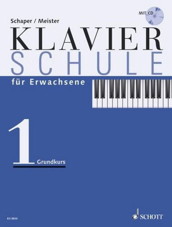 Klavierschule für Erwachsene 1 +CD, Schaper/Meister - Antiquariat