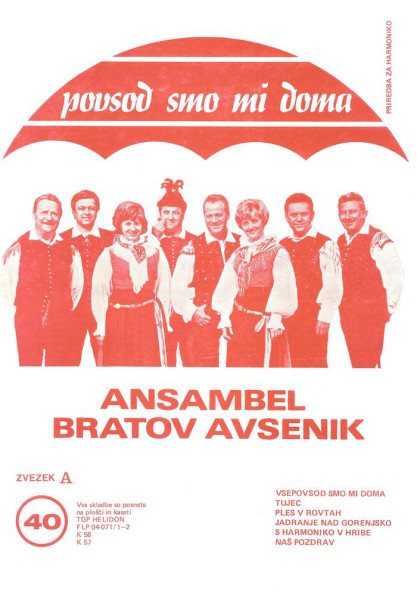 Die größten Radio-Erfolge Quintetts Avsenik 40