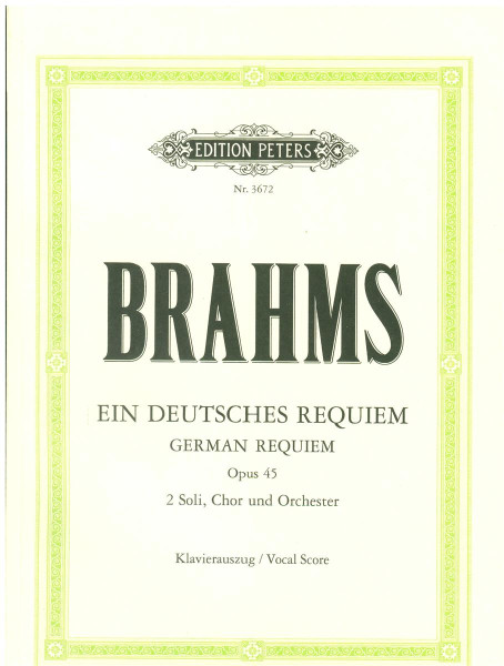 Ein deutsches Requiem, Bramhs op 45 - Antiquariat