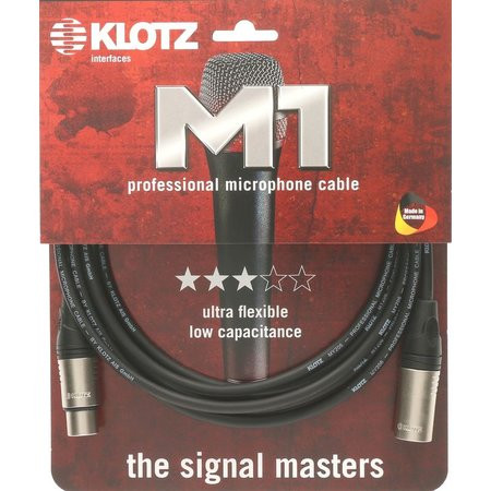 Mikrofonkabel Klotz XLR-XLR 5m sw