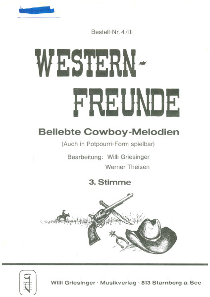 Western Freunde 1, Griesinger - AKK3 - Antiquariat