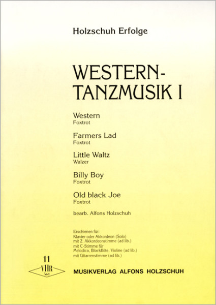 Holzschuh Erfolge 11 , Western-Tanzmusik I