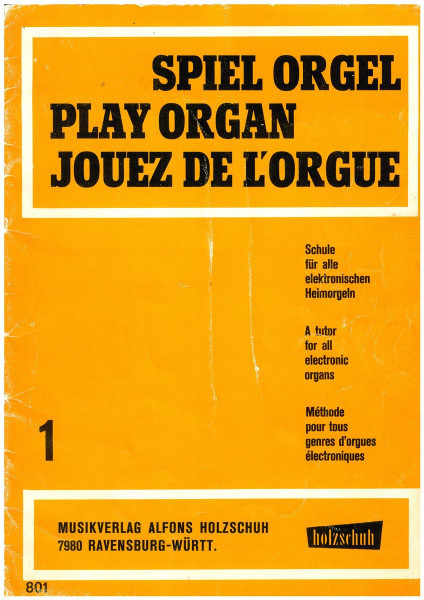 Spiel Orgel 1 - Antiquariat